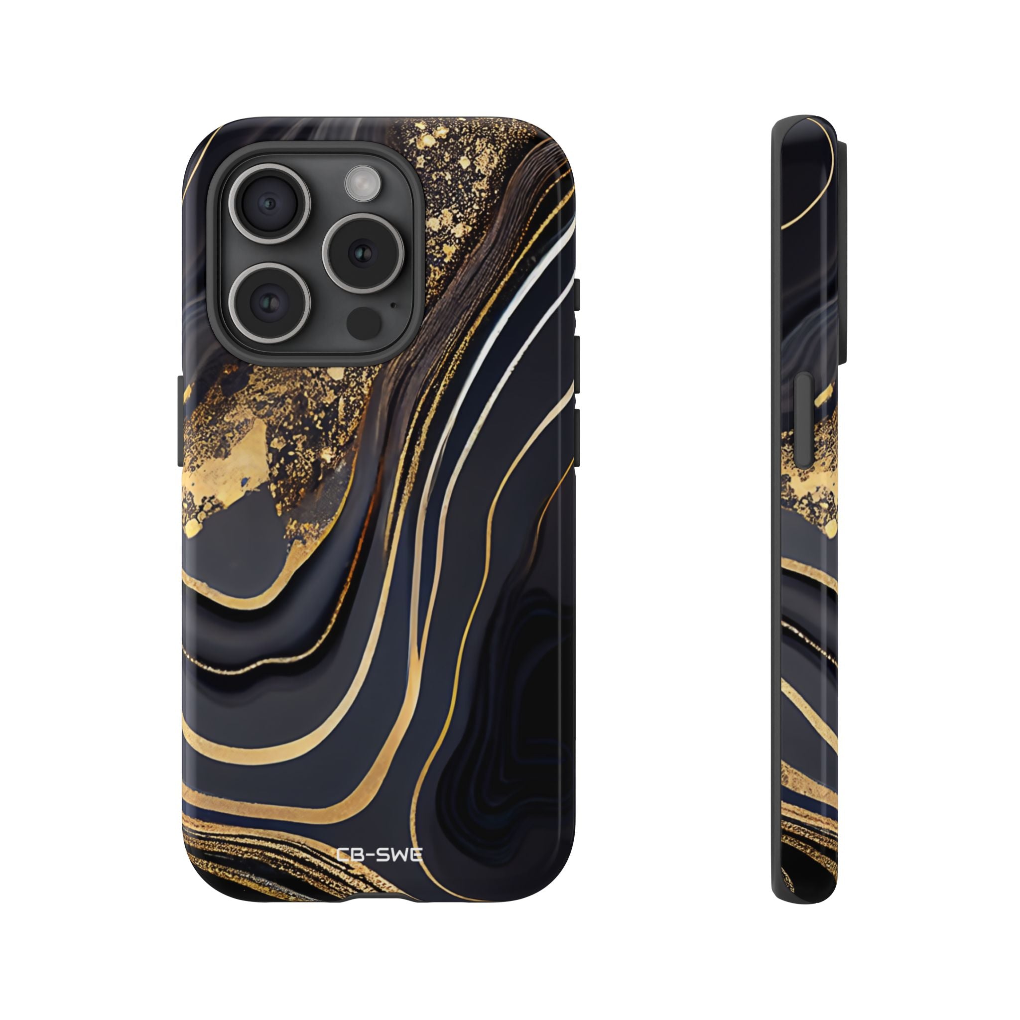 Elegant Gold Streams - iPhone Case