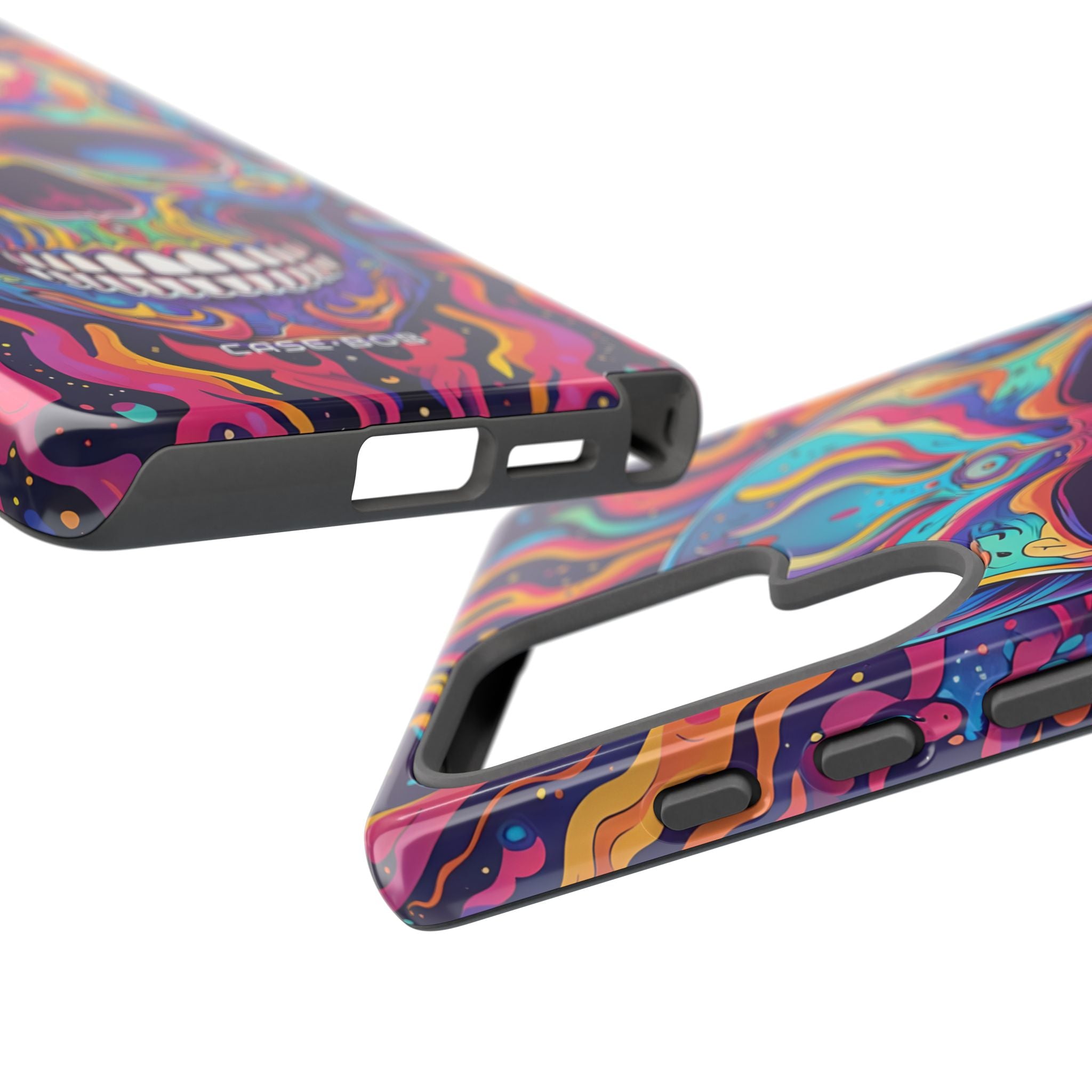 Flaming Skull Samsung S25 Ultra Case - Tough