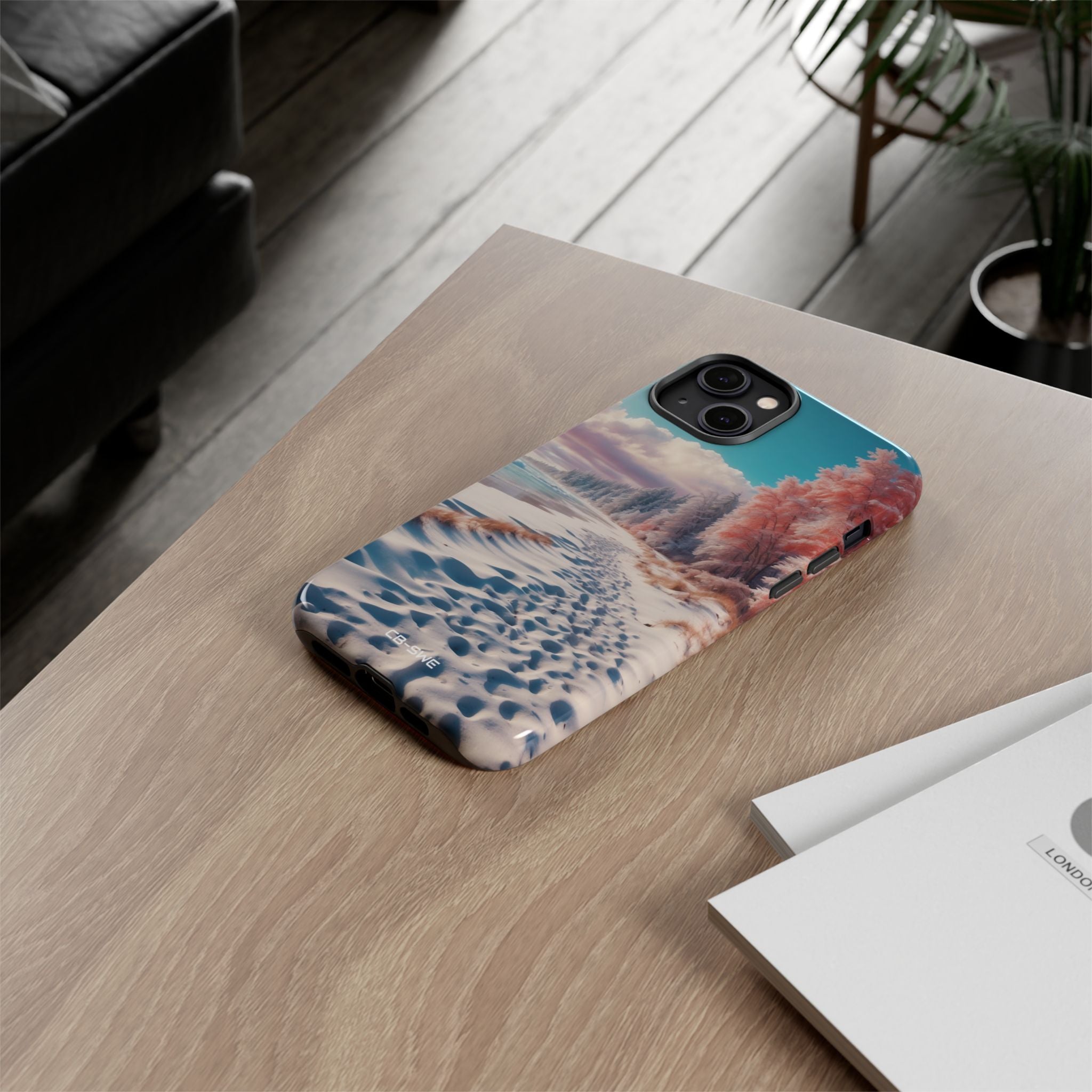 Shadows Embrace Waves - iPhone Case