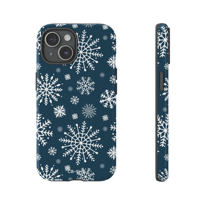 Snowflakes Dance Gracefully - iPhone Case