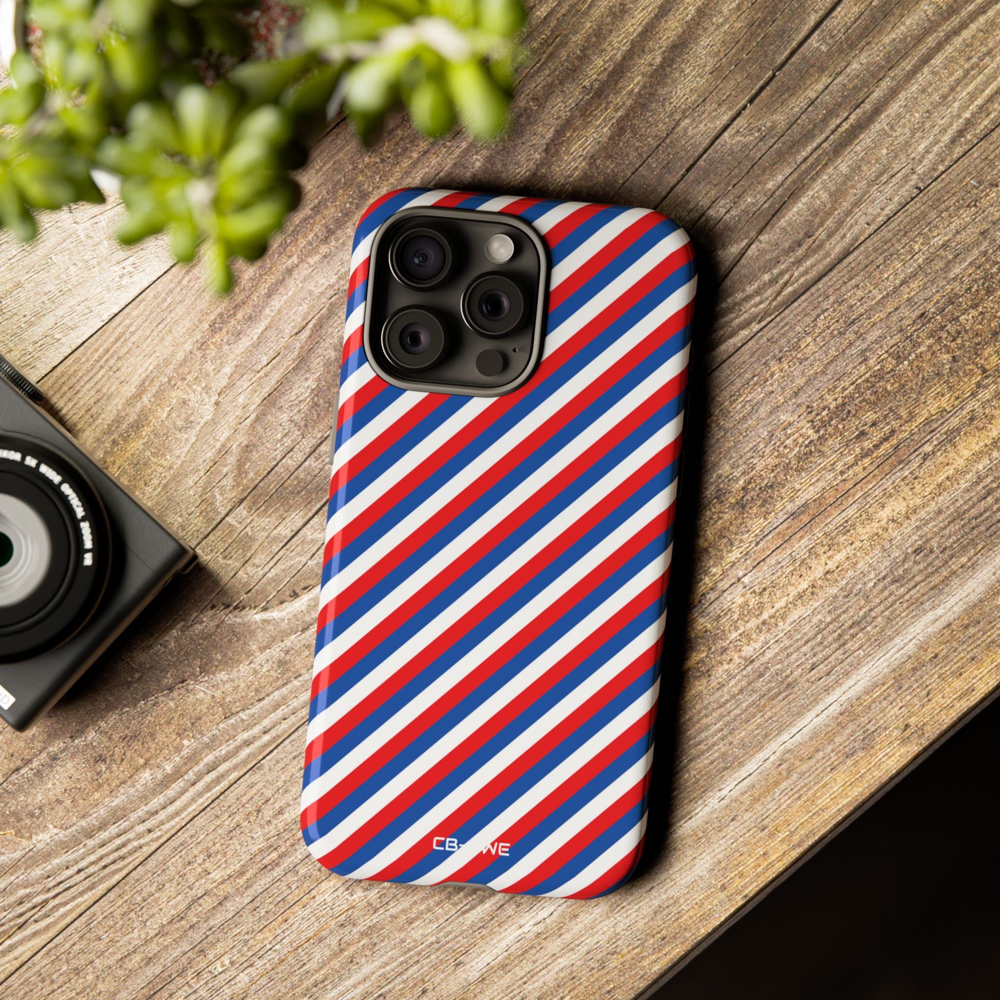 Striped Freedom Wave - iPhone Case