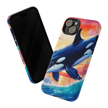 Orca Leaps Joyfully - iPhone Case