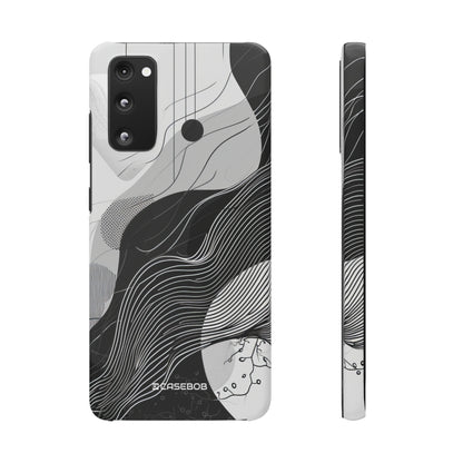 Monochrome Elegance | Slim Phone Case for Samsung