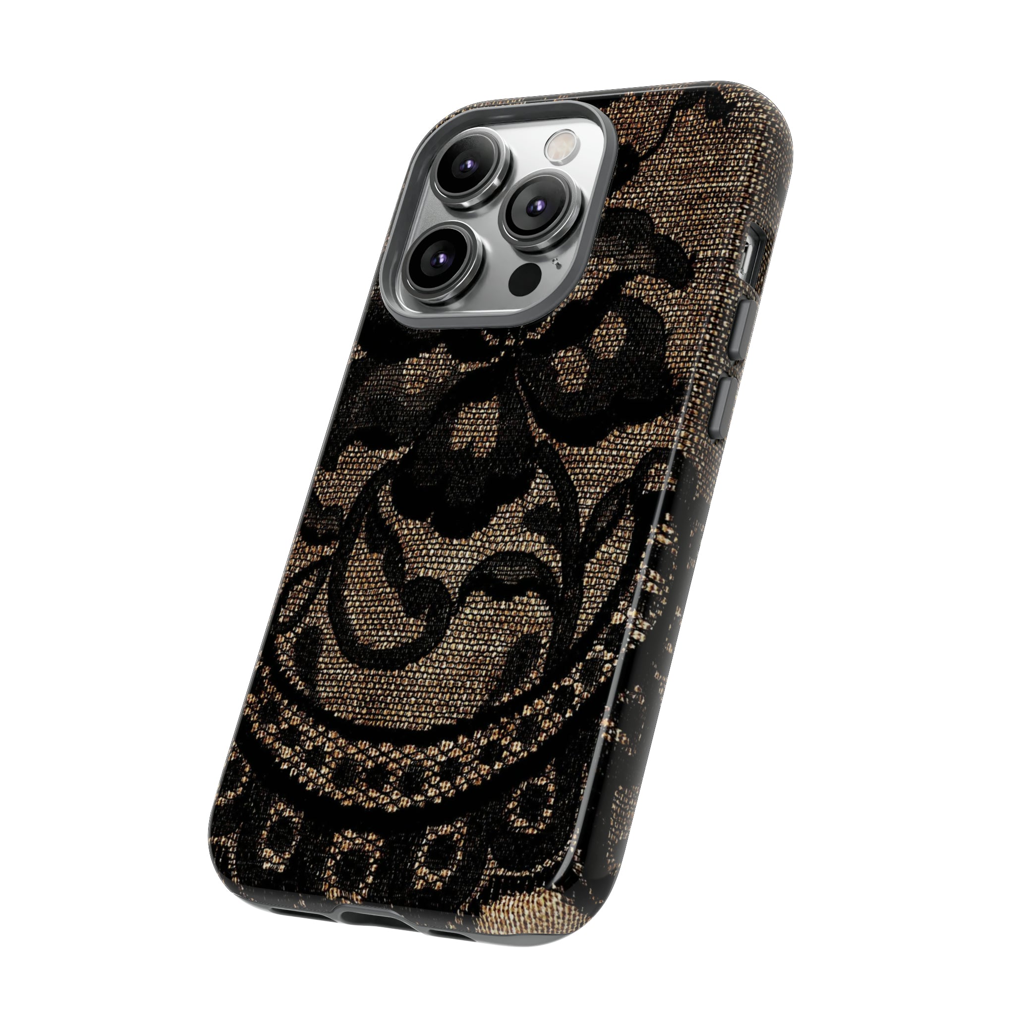 Broomrose Gothic Flower - Protective Phone Case