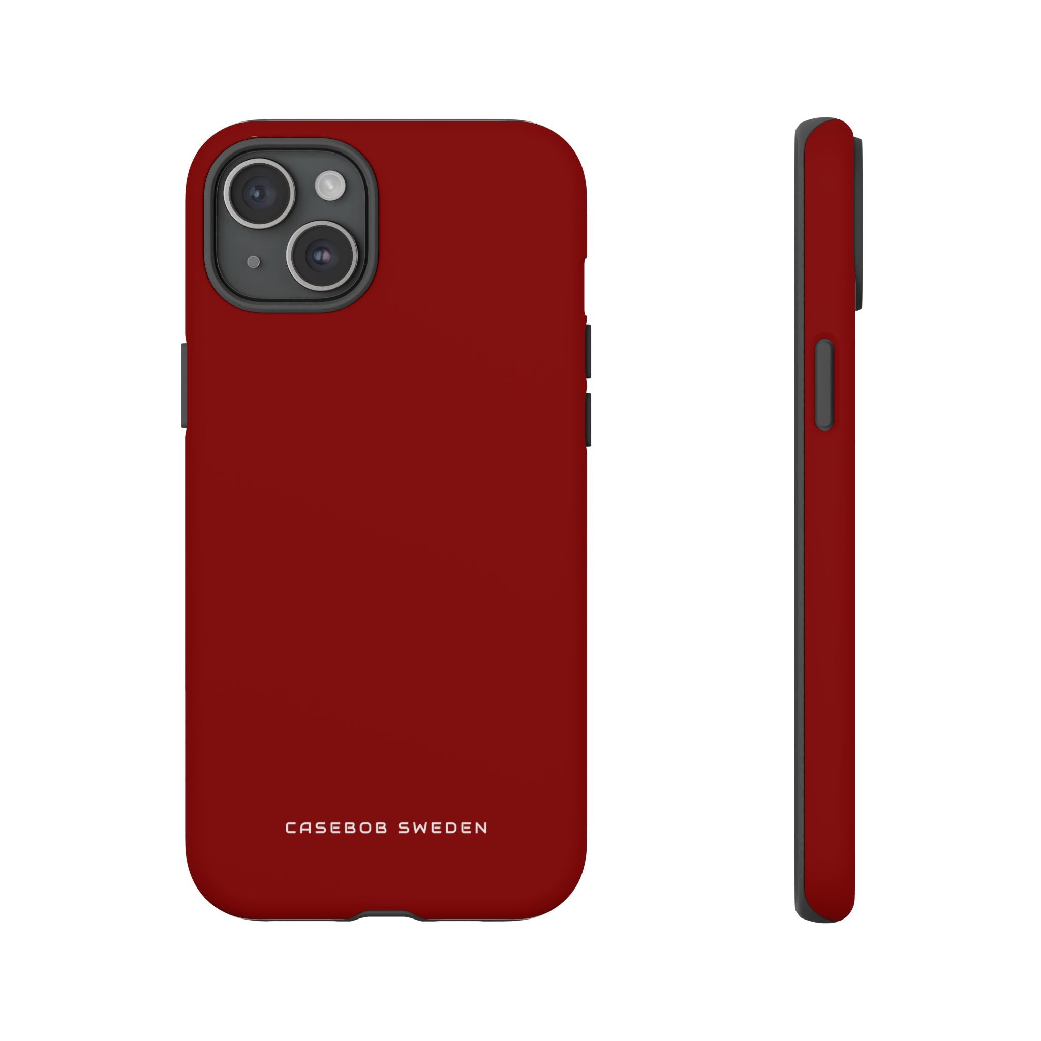 Dark Red iPhone 15 - Tough Phone Case