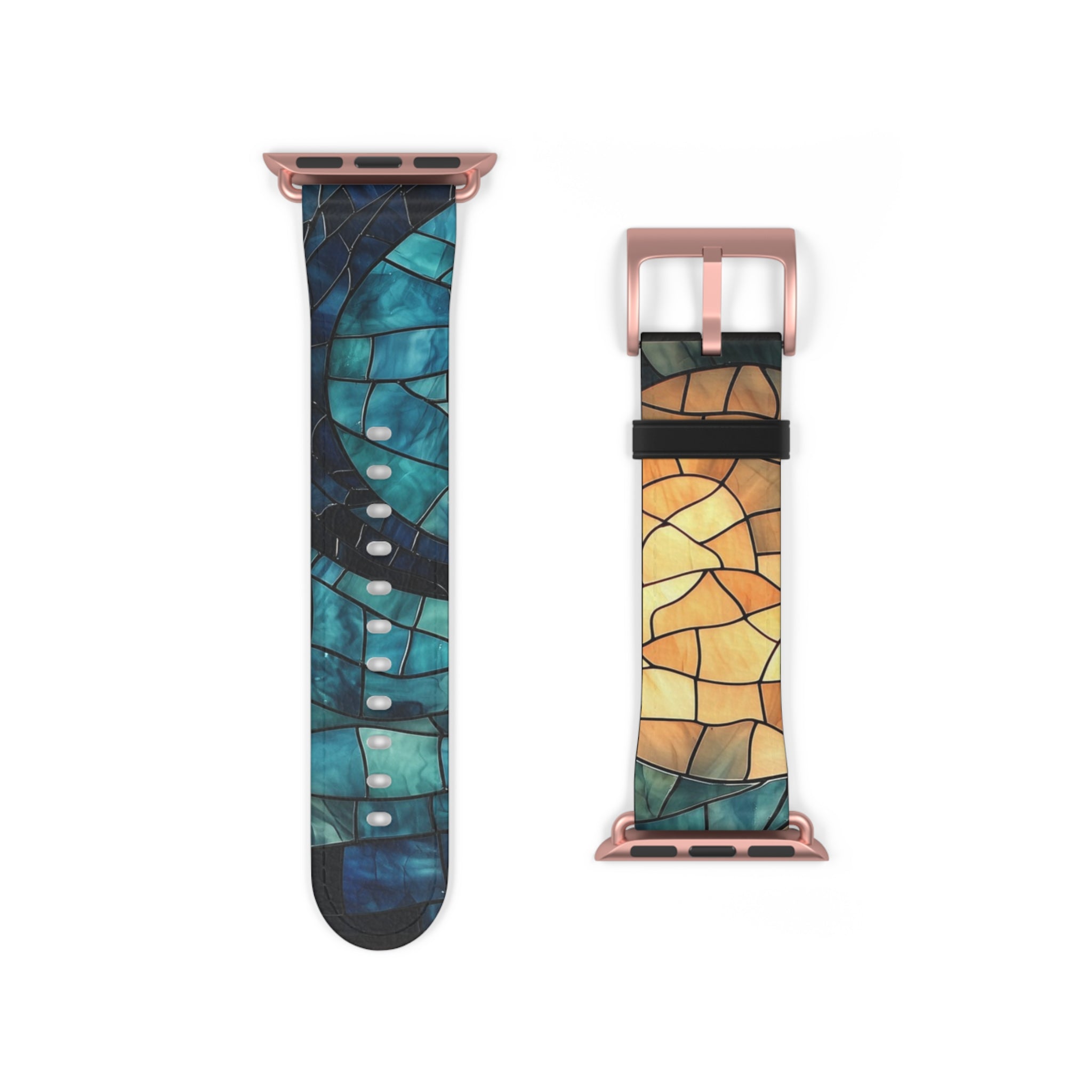 Blue Whale Mosaic - Watch Band