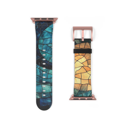 Blue Whale Mosaic - Watch Band