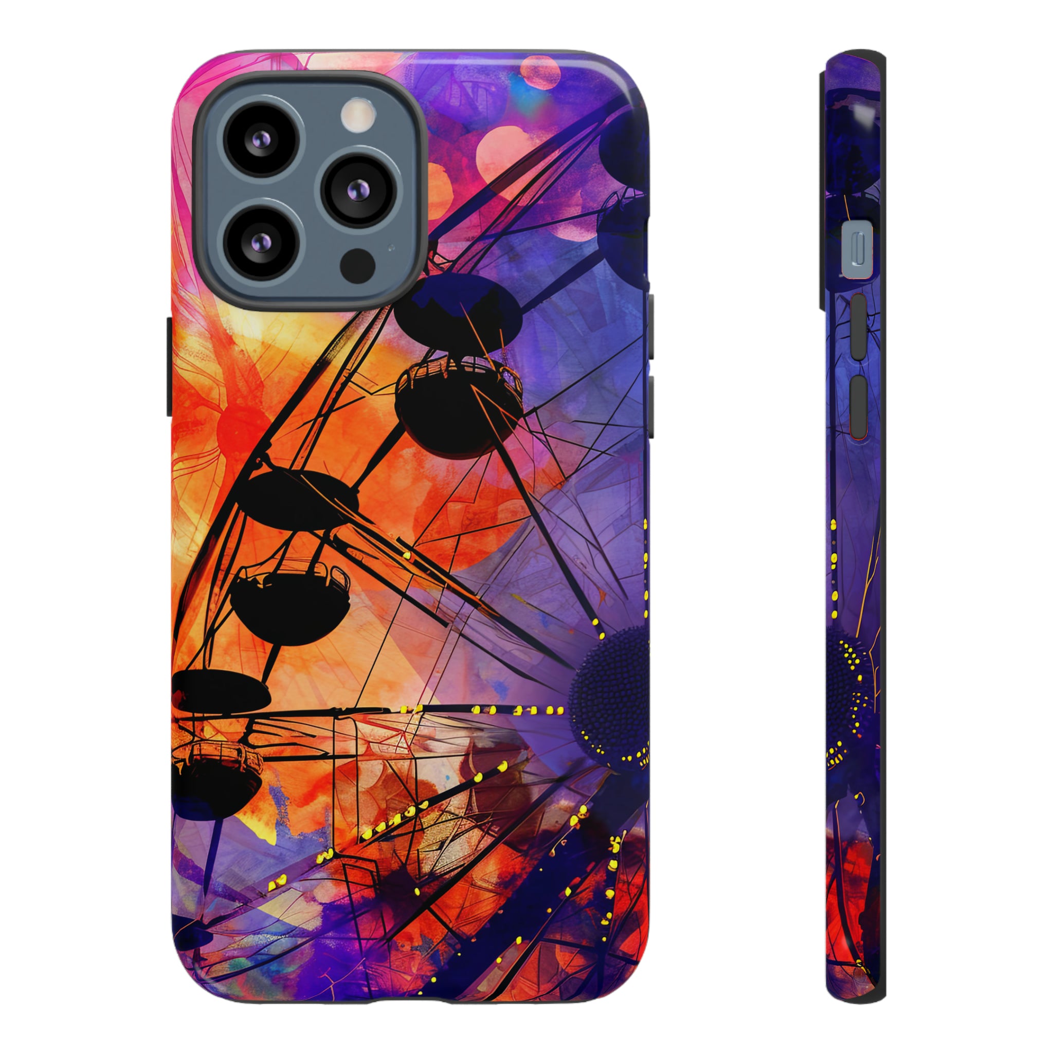 Romantic Ferris Wheel Delight - Protective Phone Case