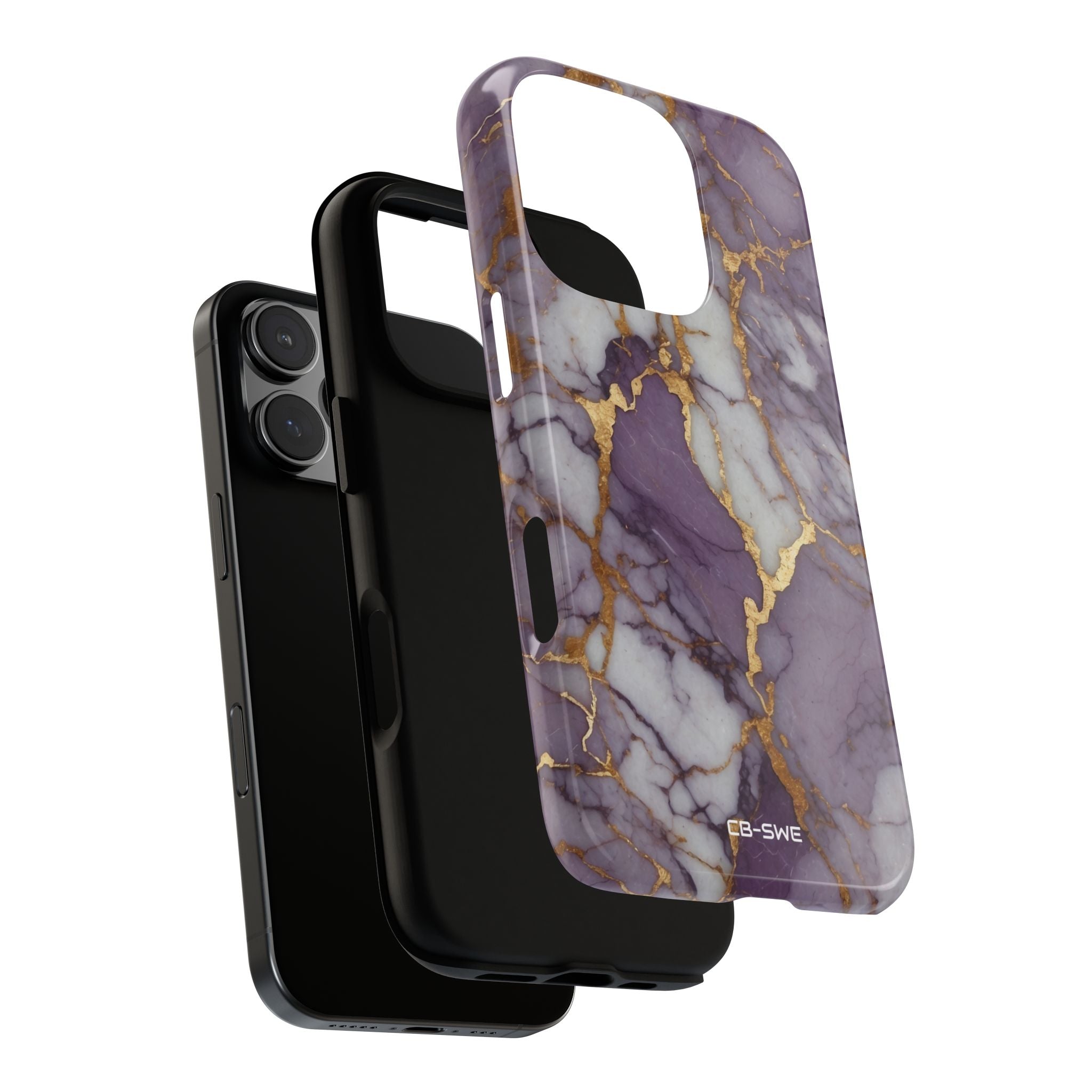 Lavender Veins Flow - iPhone Case