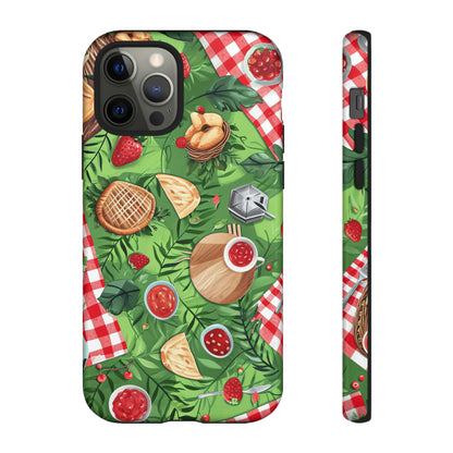 Picnic Love Checkered Bliss - Protective Phone Case