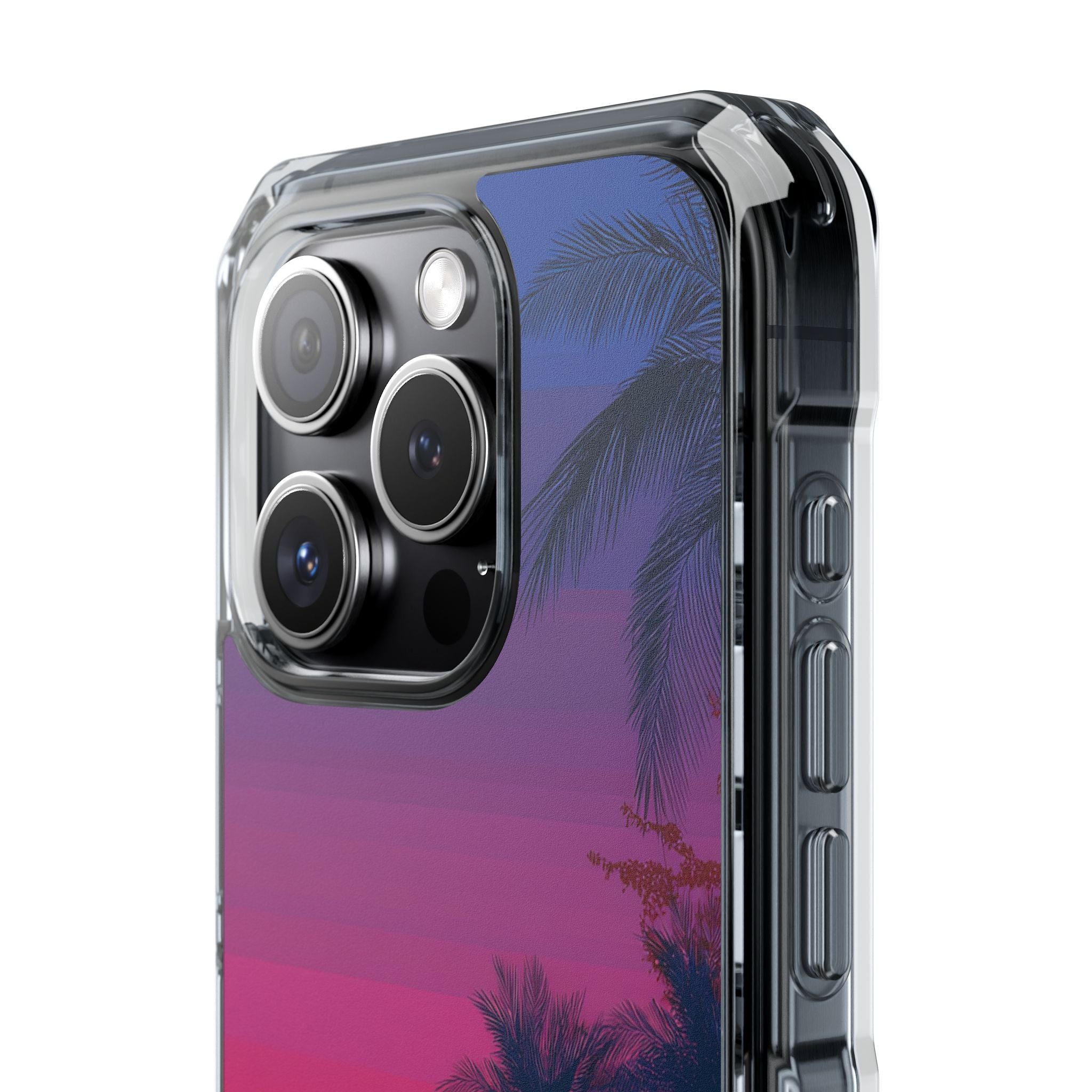 Tropical Sunset Silhouettes iPhone Case - Impact