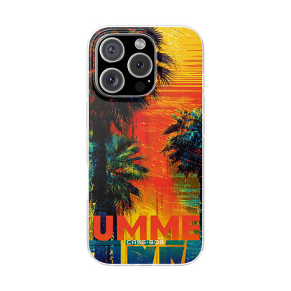 Tropical Sunburst iPhone 16 Pro Case - Soft