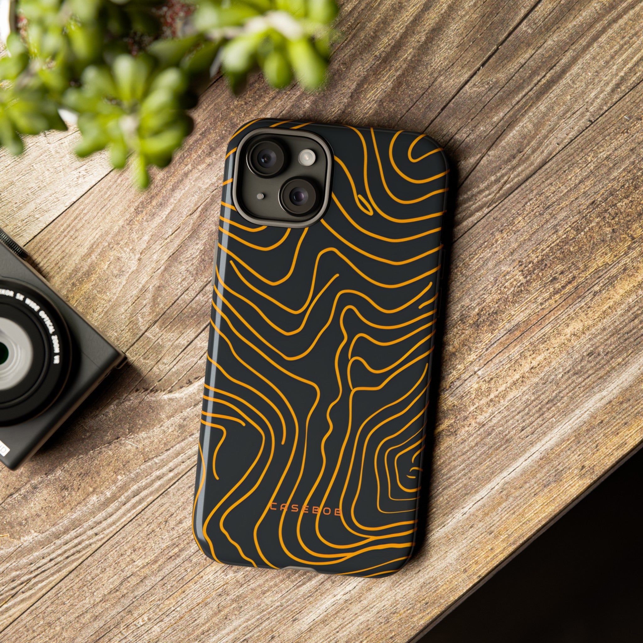 Linear Yellow Chic - Protective Phone Case