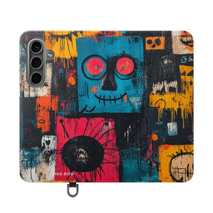 Turquoise Grin - Samsung S24 Case - Wallet