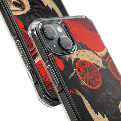Hypnotic Cow iPhone 15 Plus Case - Impact