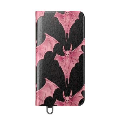 Pink Batwave - Samsung S25 Case - Wallet