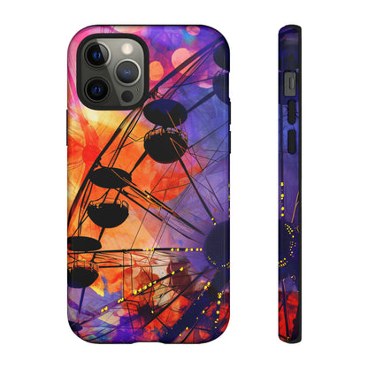 Romantic Ferris Wheel Delight - Protective Phone Case