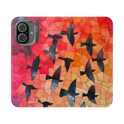 Stained Glass Birds - iPhone 16  Case - Wallet