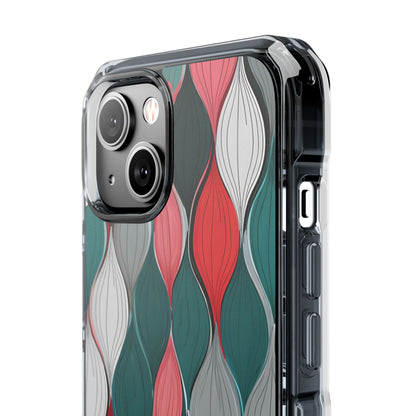 Leaf Cascade Teal iPhone 14 Case - Impact