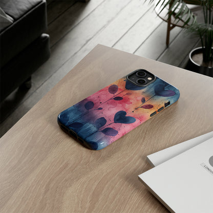 Heartfelt Pastel Mosaic - Protective Phone Case