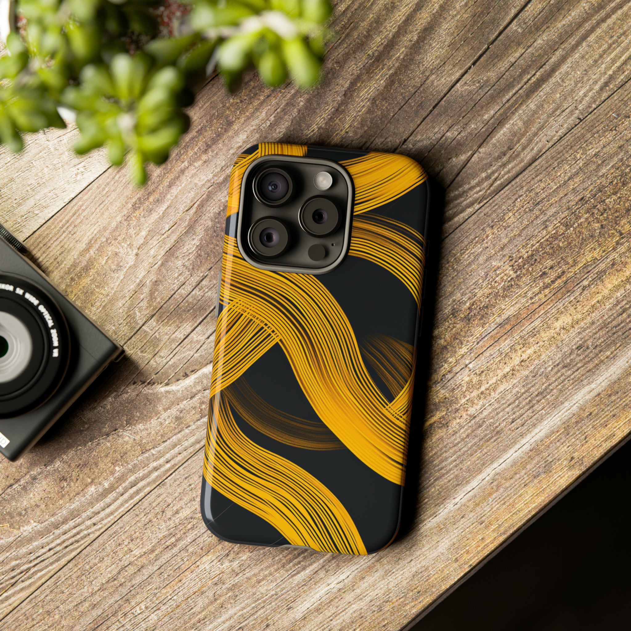 Golden Line Sleekness - Protective Phone Case