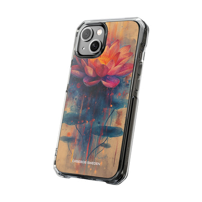 Lotus Blossom Art - Clear Impact iPhone 14 Phone Case