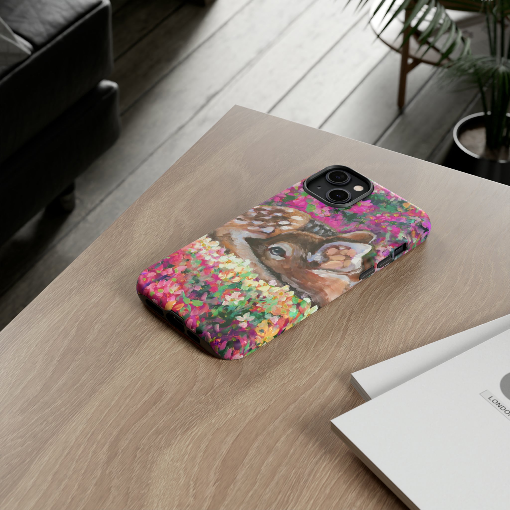 Oil painting - Young Deer - Protective Phone Case