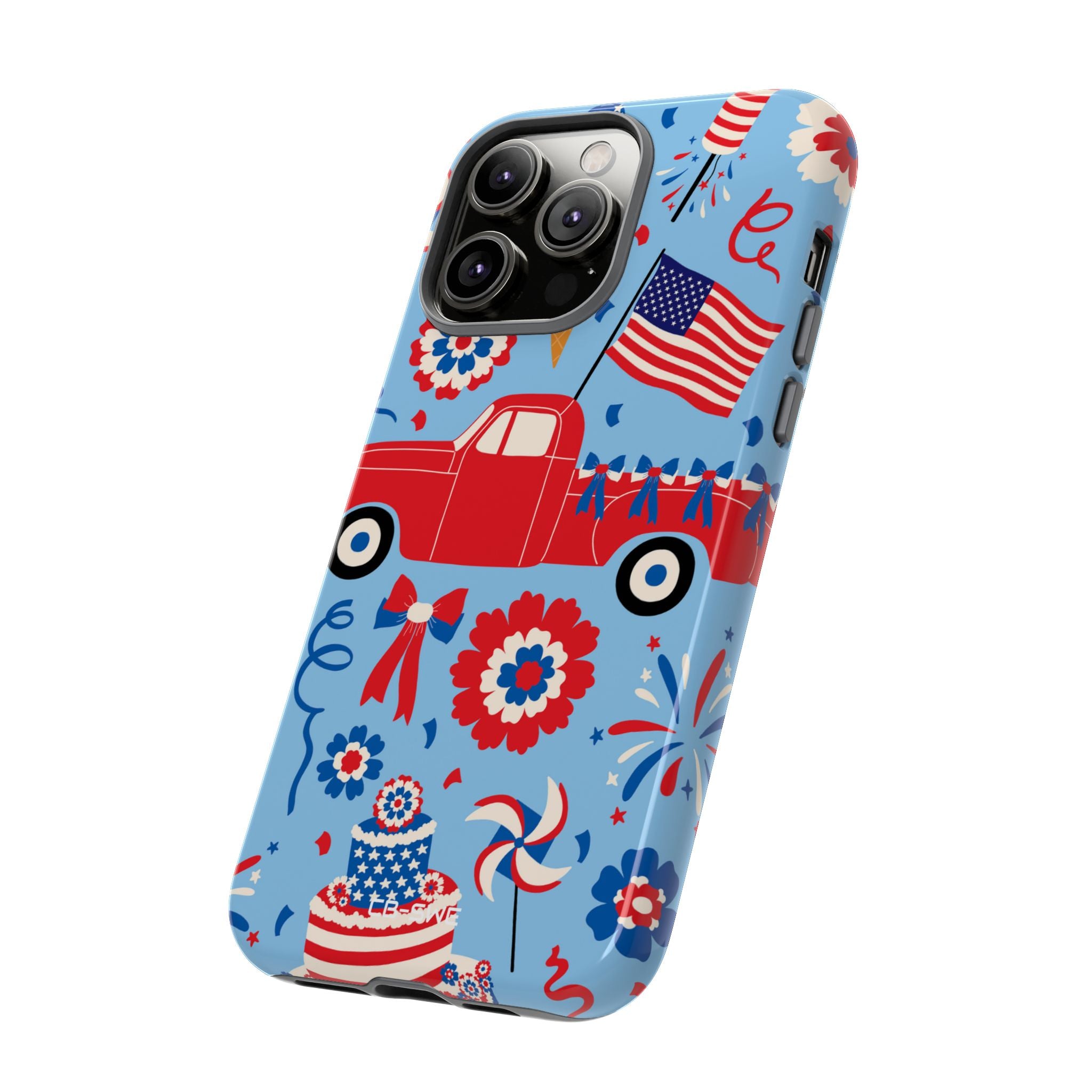 Festive Truck Parade - iPhone Case