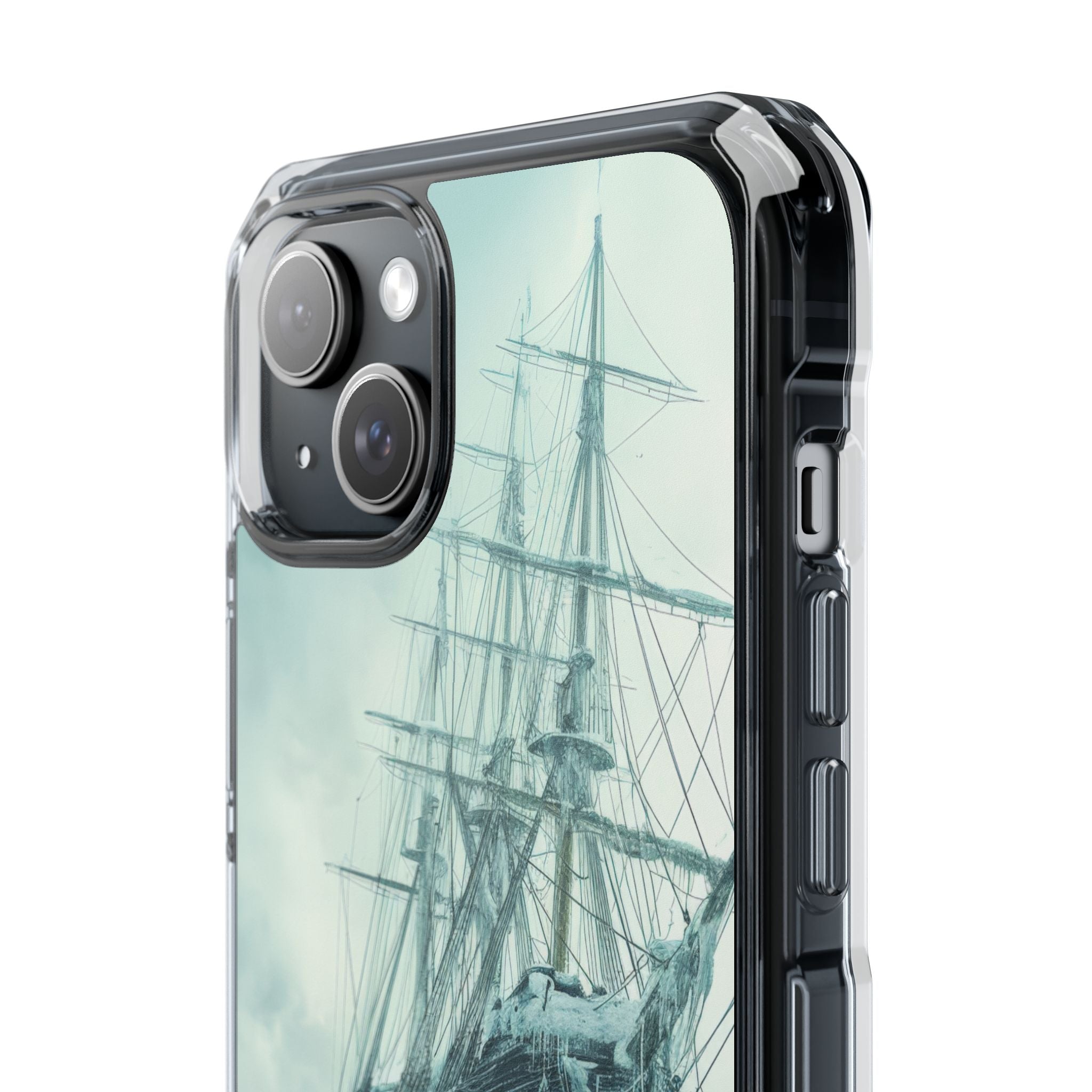 Icebound Ship iPhone 15 Plus Case - Impact