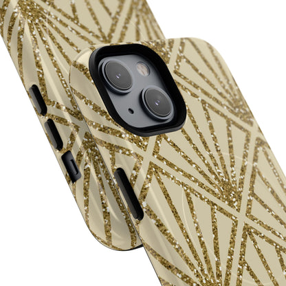 Gold Diamond Radiance iPhone 14 Case - Tough+