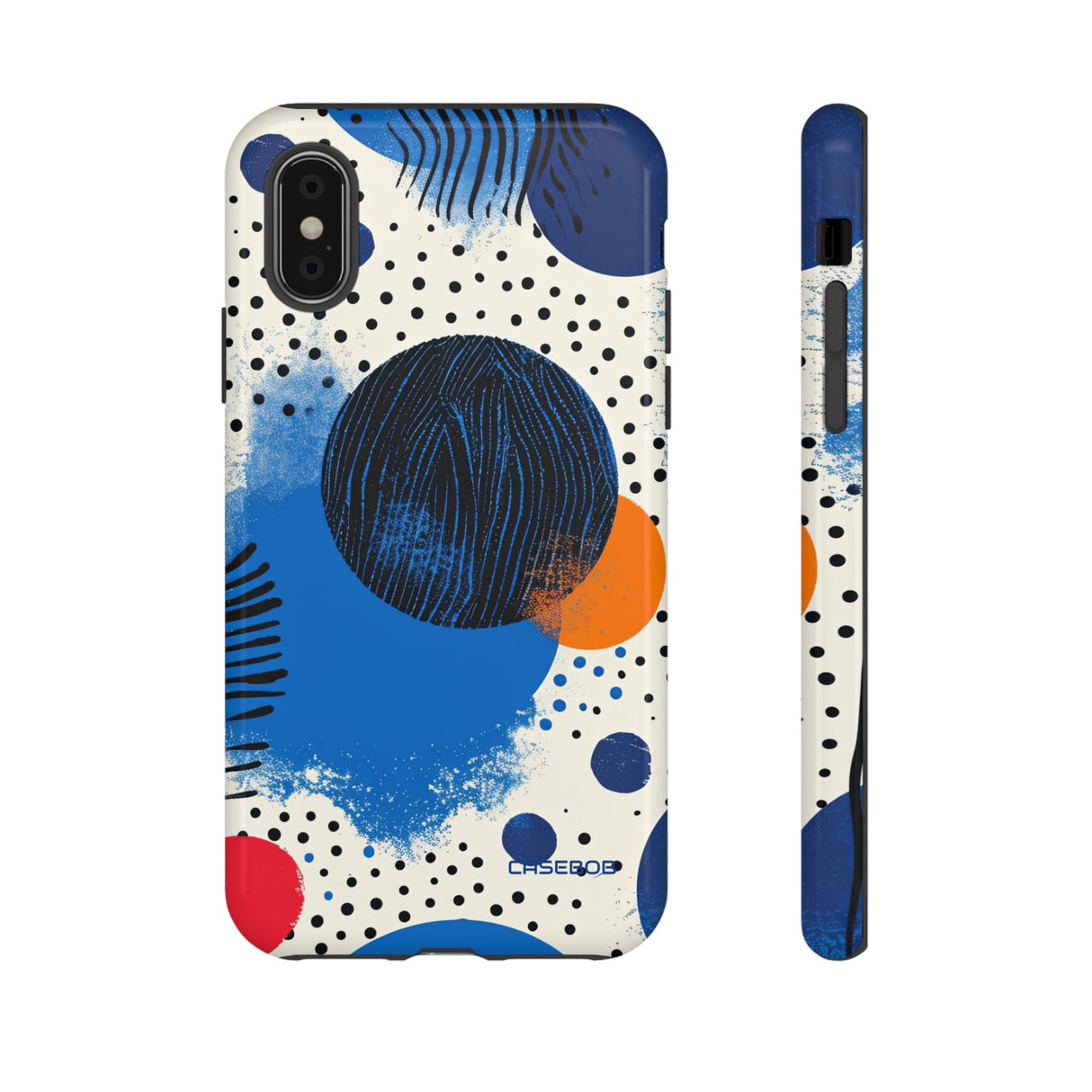 Blue Tranquil Geometry - Protective Phone Case