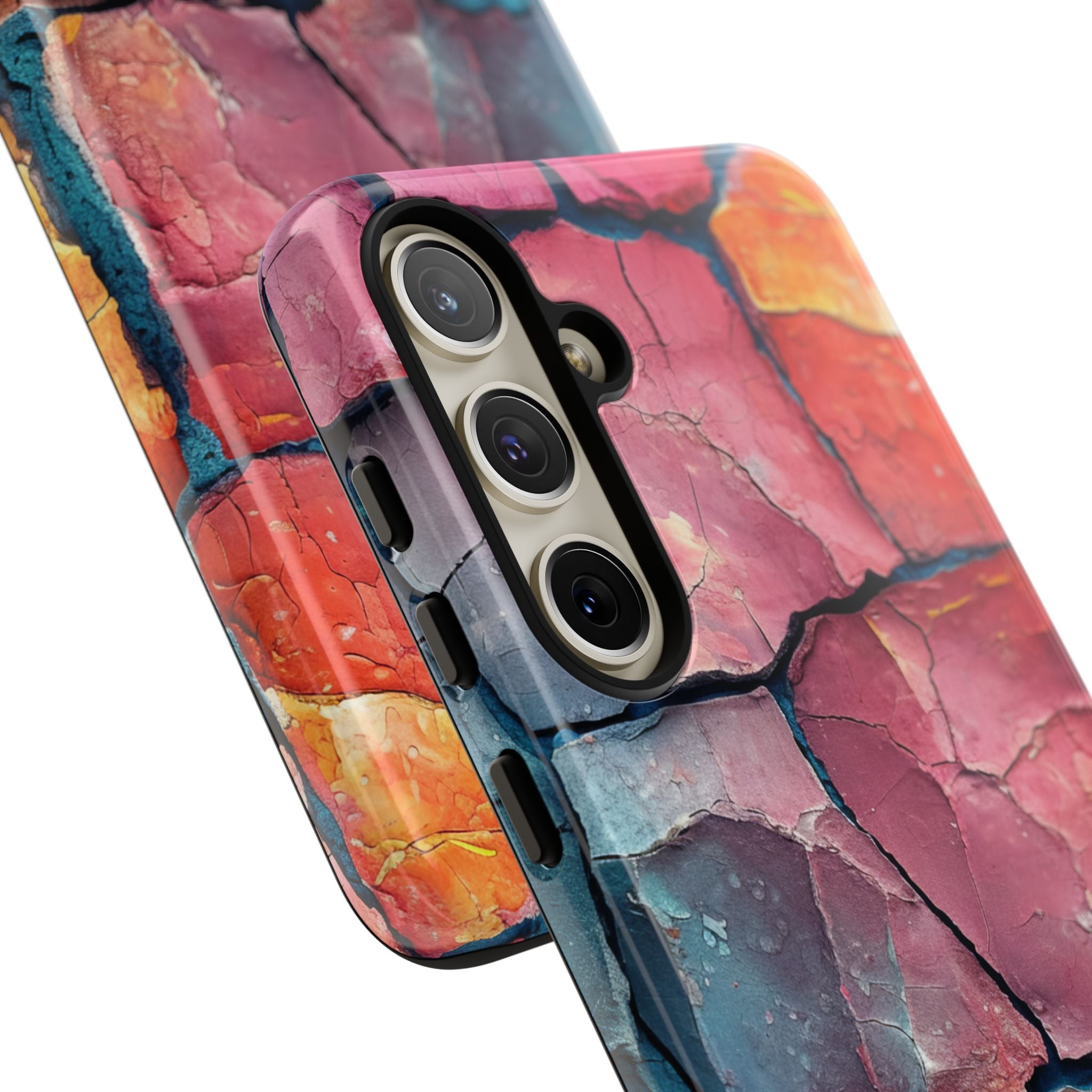 Cracked Earth Mosaic - Tough Samsung S24 Phone Case