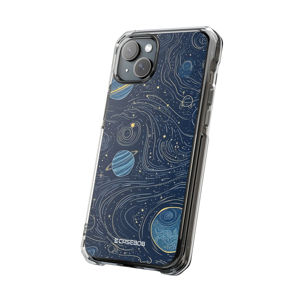 Cosmic Whimsy – Handyhülle für iPhone (Clear Impact – Magnetisch)