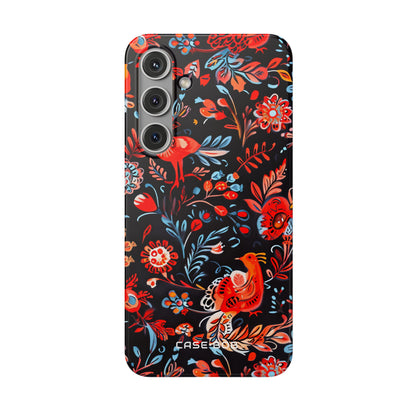 Vivid Birdscape Samsung S24 Plus Case - Soft