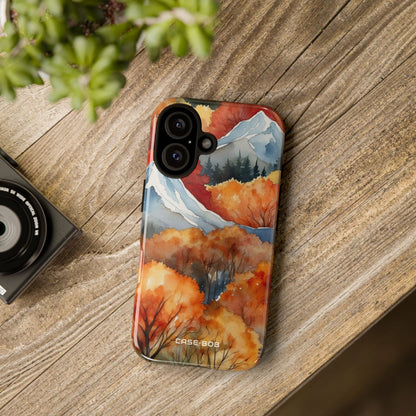 Snowcap Radiance iPhone 16 Case - Tough
