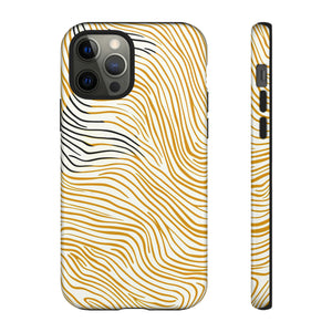 Linear Yellow Chic - Protective Phone Case