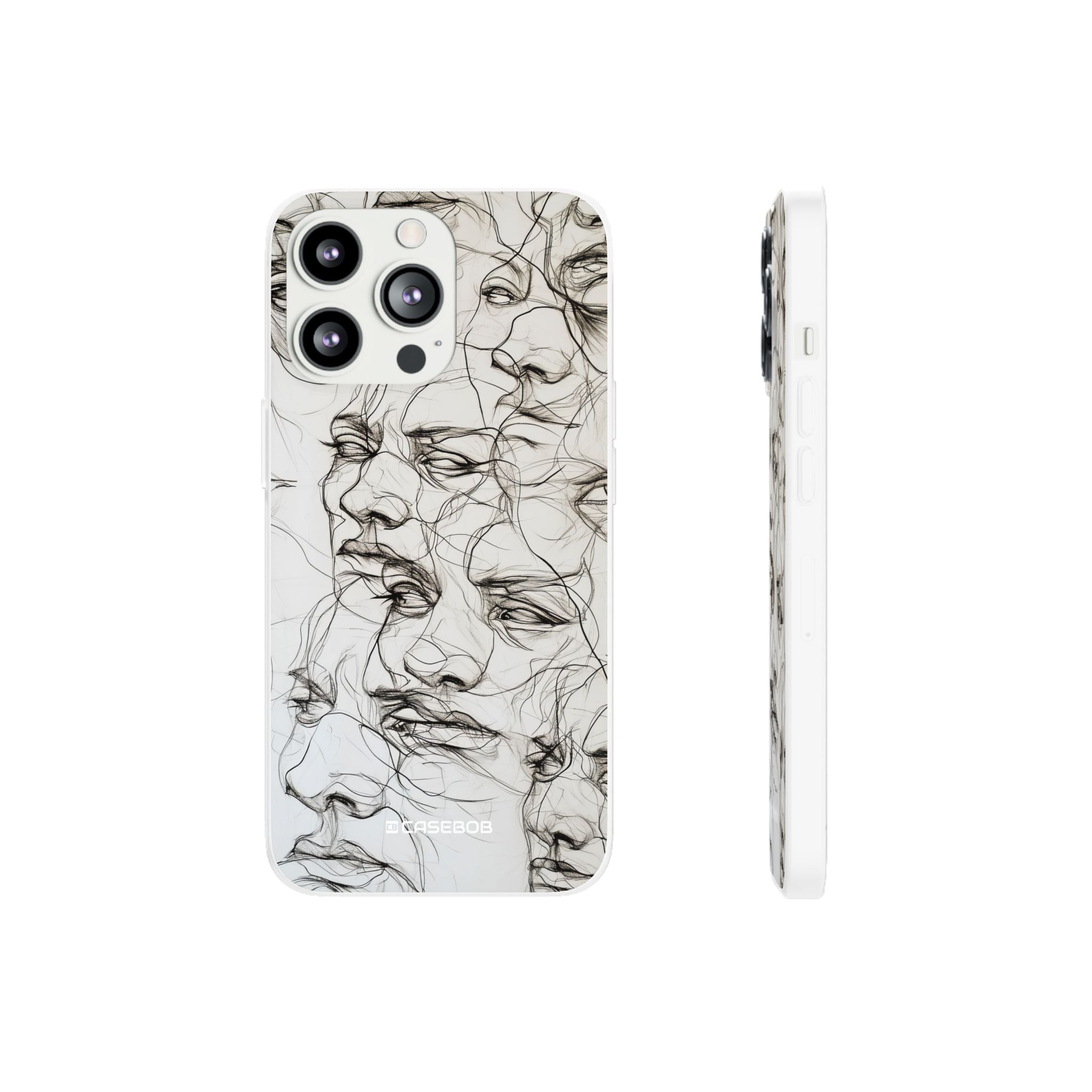 Ethereal Faces | Flexible Phone Case for iPhone