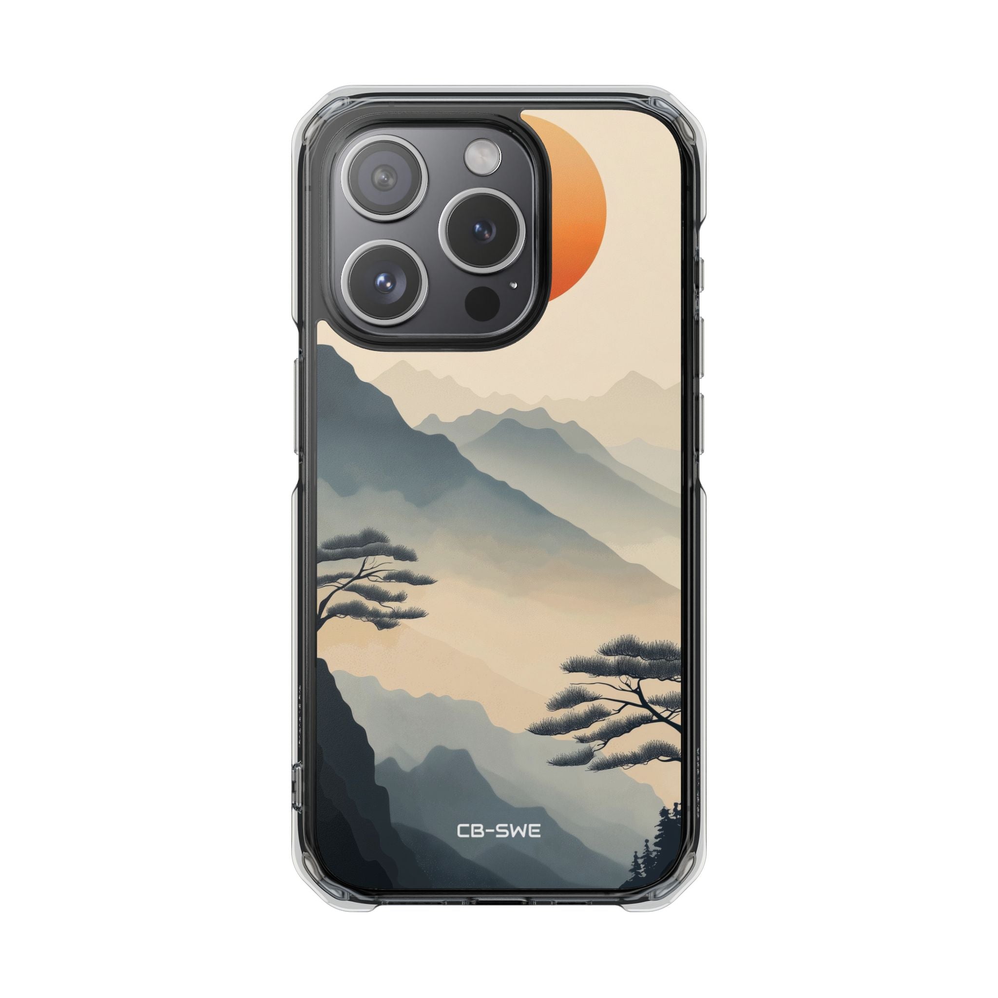Mountains Embrace Sun iPhone Case - Impact