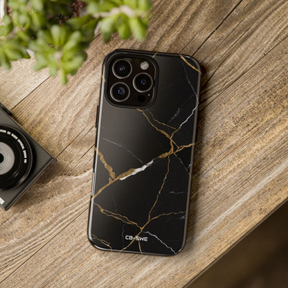Golden Veins Emerge - iPhone Case
