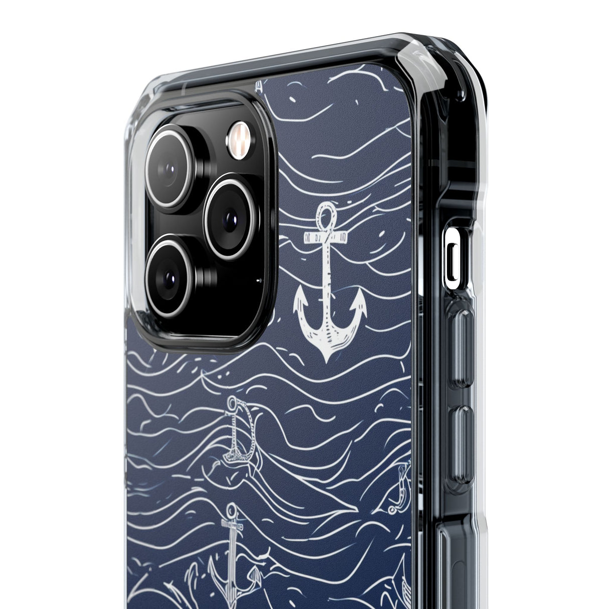 Nautical Serenity - Phone Case for iPhone (Clear Impact - Magnetic)