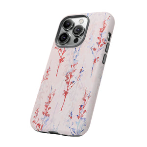 Pink Vintage Flowers - Protective Phone Case