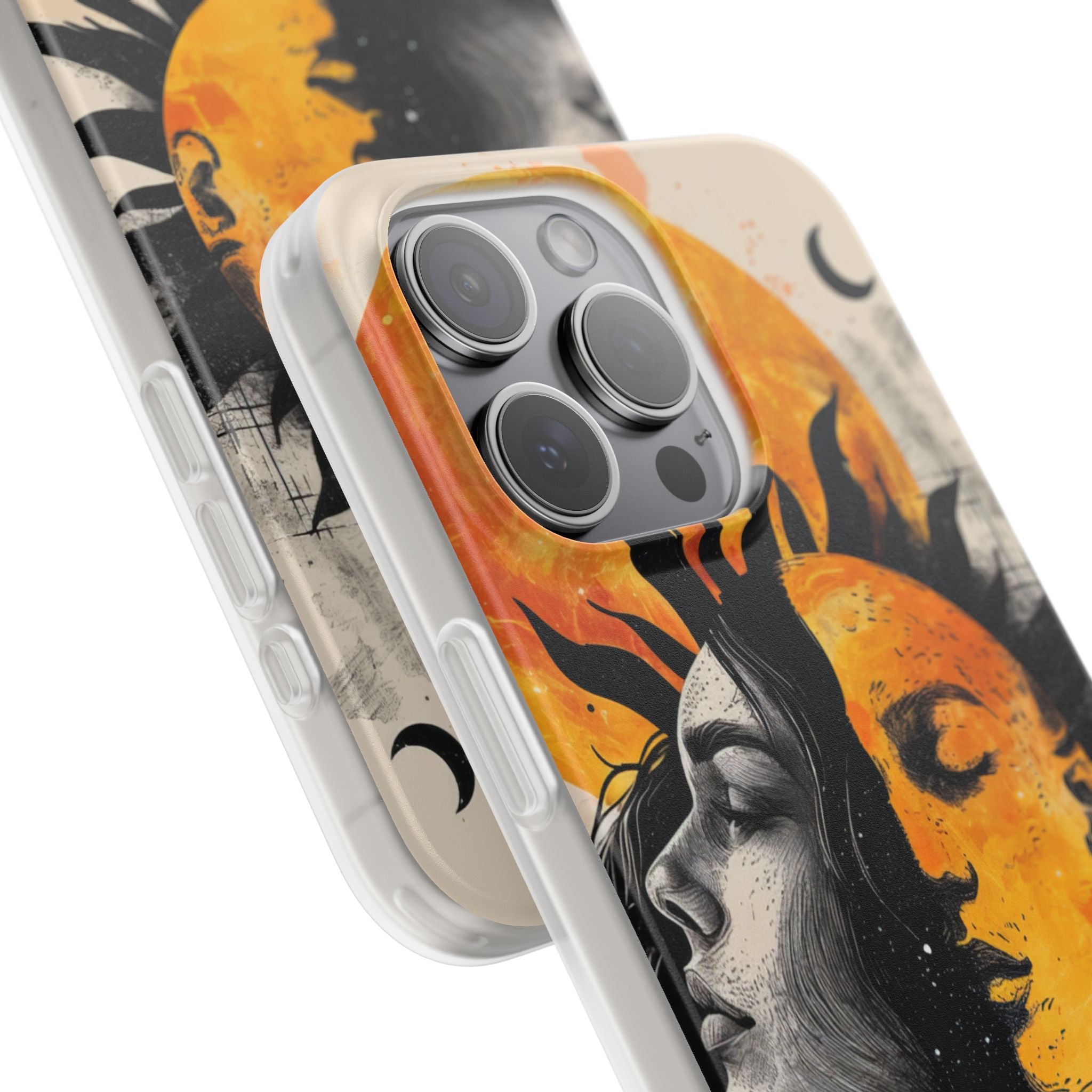 Sunlit Duality | Flexible Phone Case for iPhone