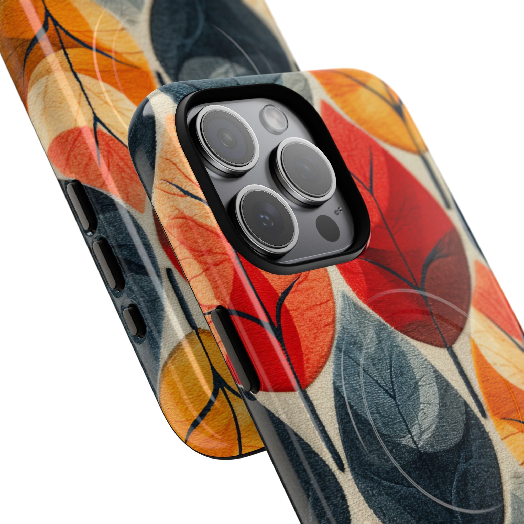 Autumn Leaf Design - Tough + MagSafe® iPhone 15 Phone Case