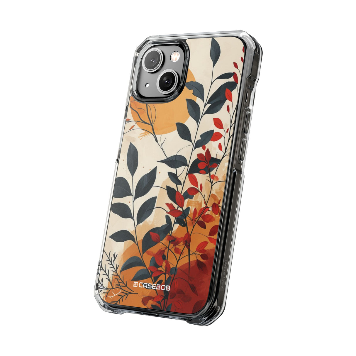 Botanical Serenity - Phone Case for iPhone (Clear Impact - Magnetic)