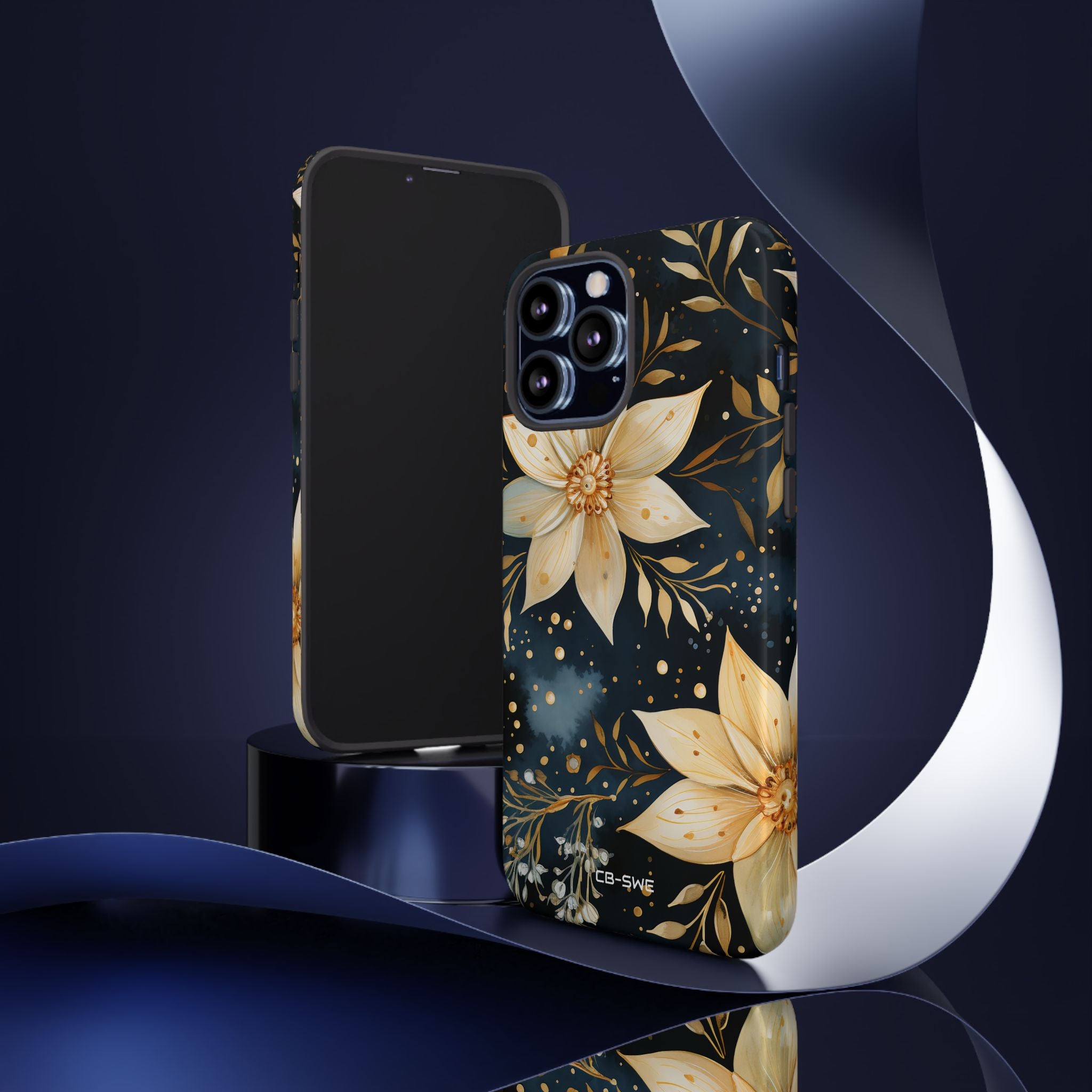 Floral Elegance Flourishes - iPhone Case