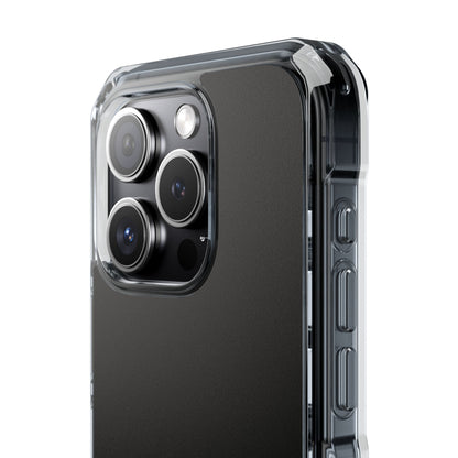 Black - Clear Impact iPhone 15 Phone Case