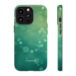 Green Dot Matrix - Protective Phone Case