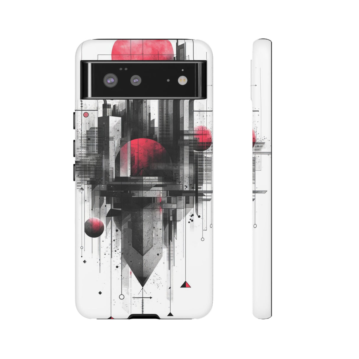 Cyber Gridscape | Protective Phone Case for Google Pixel