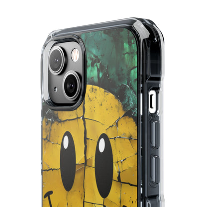 Cracked Smiley iPhone 14 Case - Impact