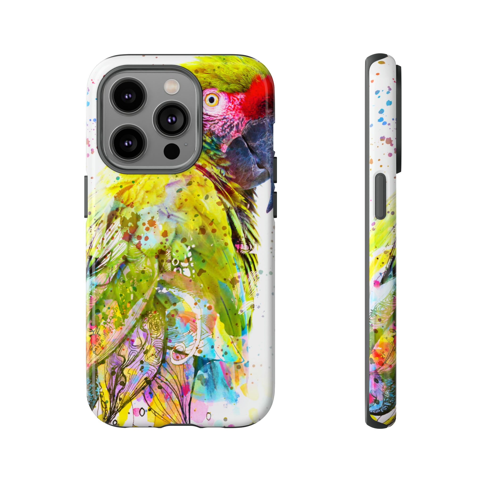 Colorful Parrot - Protective Phone Case